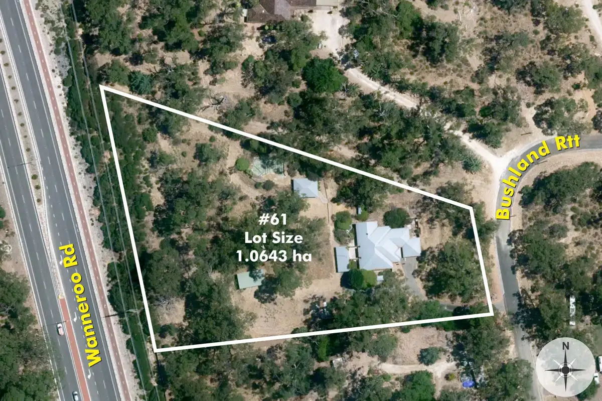 Main view of Homely rural property listing, 61 Bushland Retreat, Carramar WA 6031