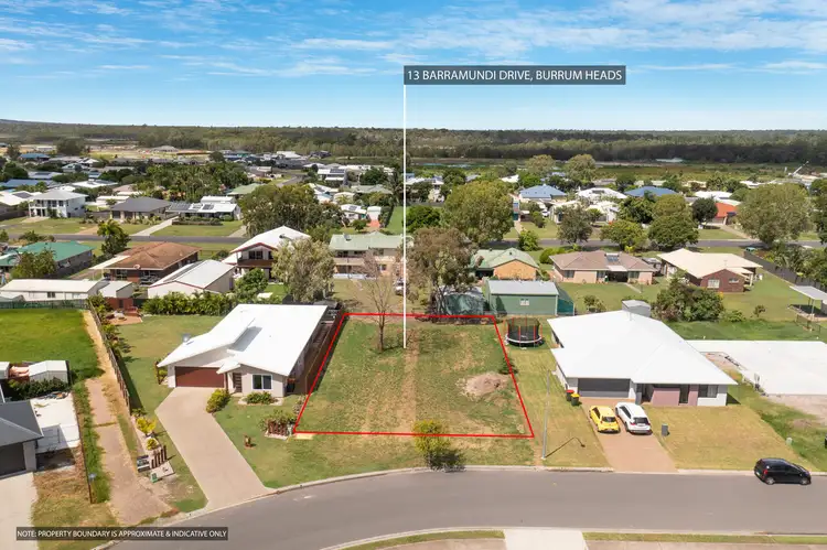 Main view of Homely land listing, 13 Barramundi Drive, Burrum Heads QLD 4659