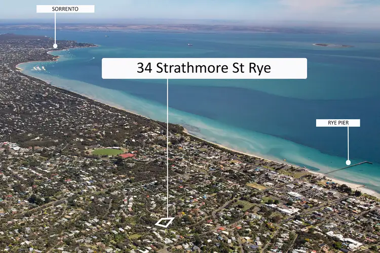 Main view of Homely house listing, 34 Strathmore Street, Rye VIC 3941