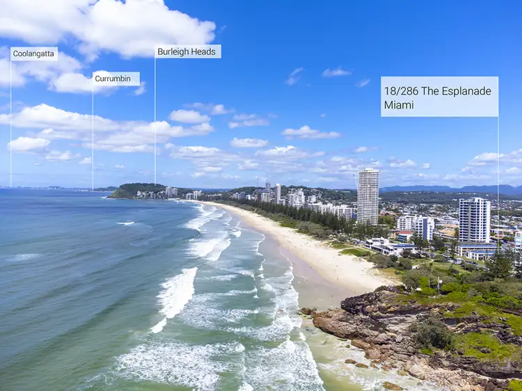 Main view of Homely apartment listing, 18/286 The Esplanade, Miami QLD 4220