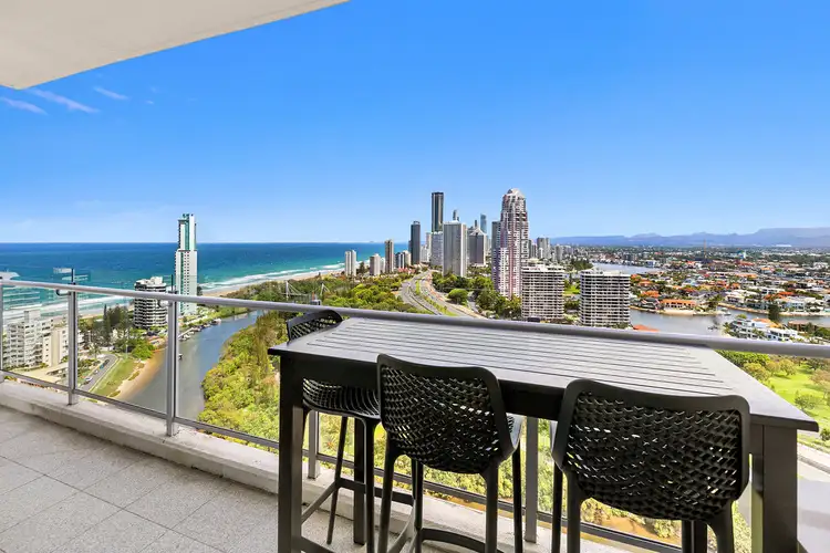 Second view of Homely apartment listing, 2501/11 Hill Parade, Main Beach QLD 4217