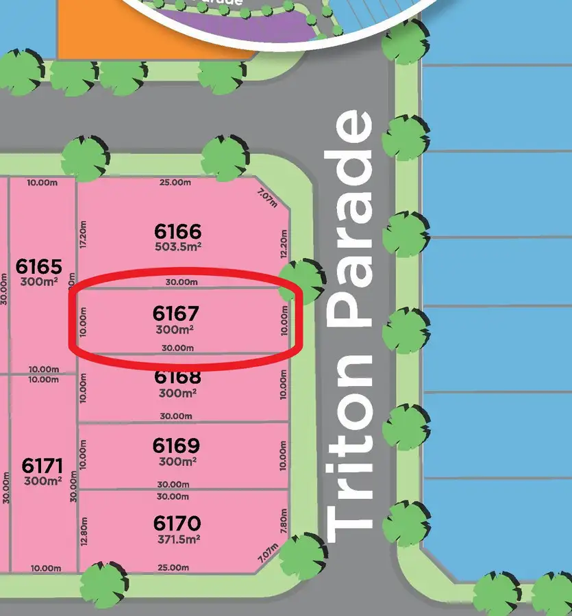 Main view of Homely land listing, LOT 6167,, Triton Parade, Schofields NSW 2762