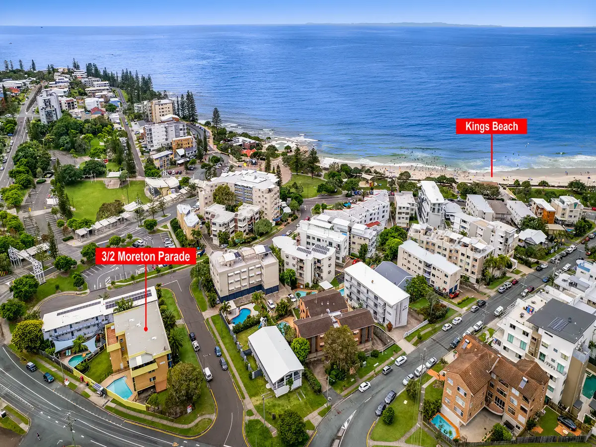 Main view of Homely unit listing, 3/2 Moreton Parade, Kings Beach QLD 4551