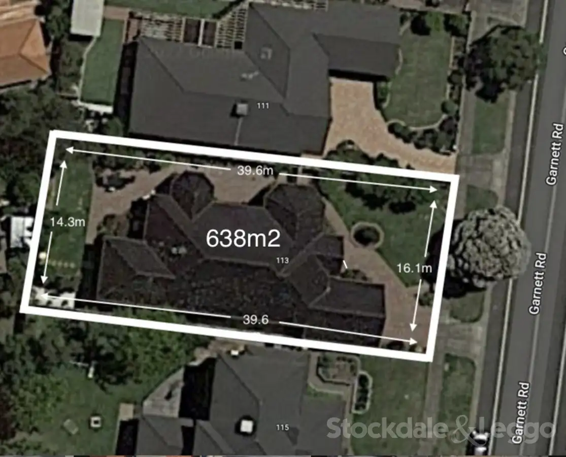 Main view of Homely land listing, 113 Garnett Road, Wheelers Hill VIC 3150