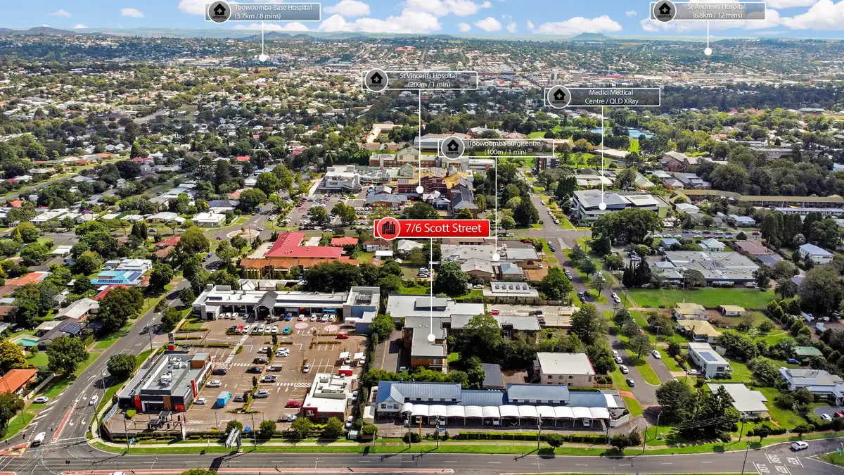 Main view of Homely unit listing, 7/6 Scott Street, East Toowoomba QLD 4350