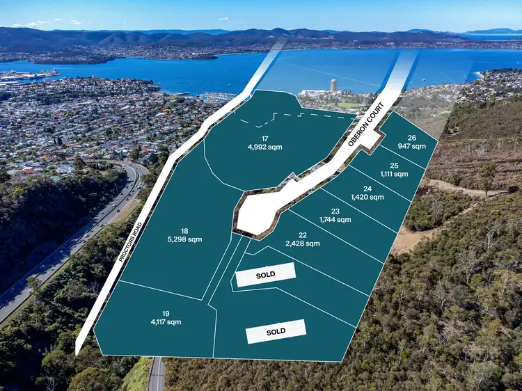 Main view of Homely land listing, 15 Oberon Court, Dynnyrne TAS 7005