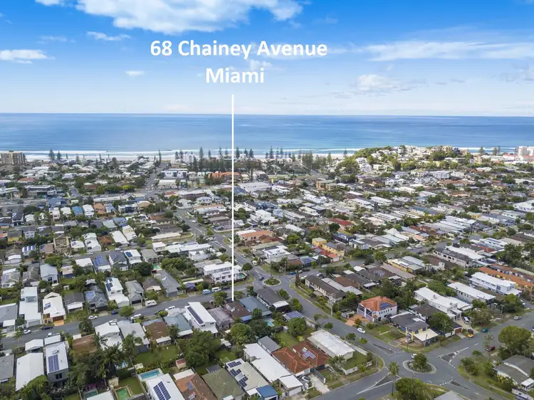 Main view of Homely house listing, 68 Chainey Avenue, Miami QLD 4220