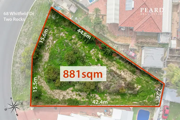 Fifth view of Homely land listing, 68 Whitfield Drive, Two Rocks WA 6037