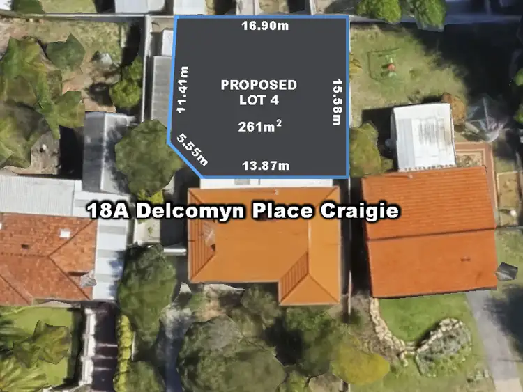 Second view of Homely land listing, 18A Delcomyn Place, Craigie WA 6025