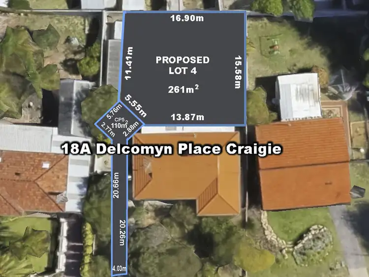 Third view of Homely land listing, 18A Delcomyn Place, Craigie WA 6025