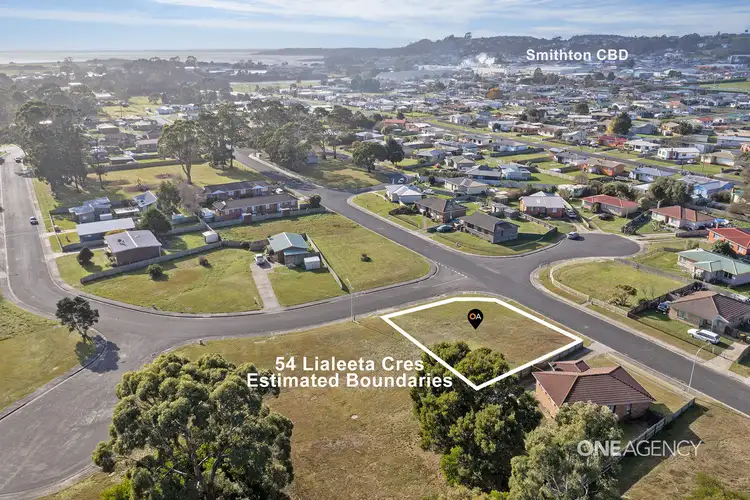 Main view of Homely land listing, 54 Lialeeta Crescent, Smithton TAS 7330