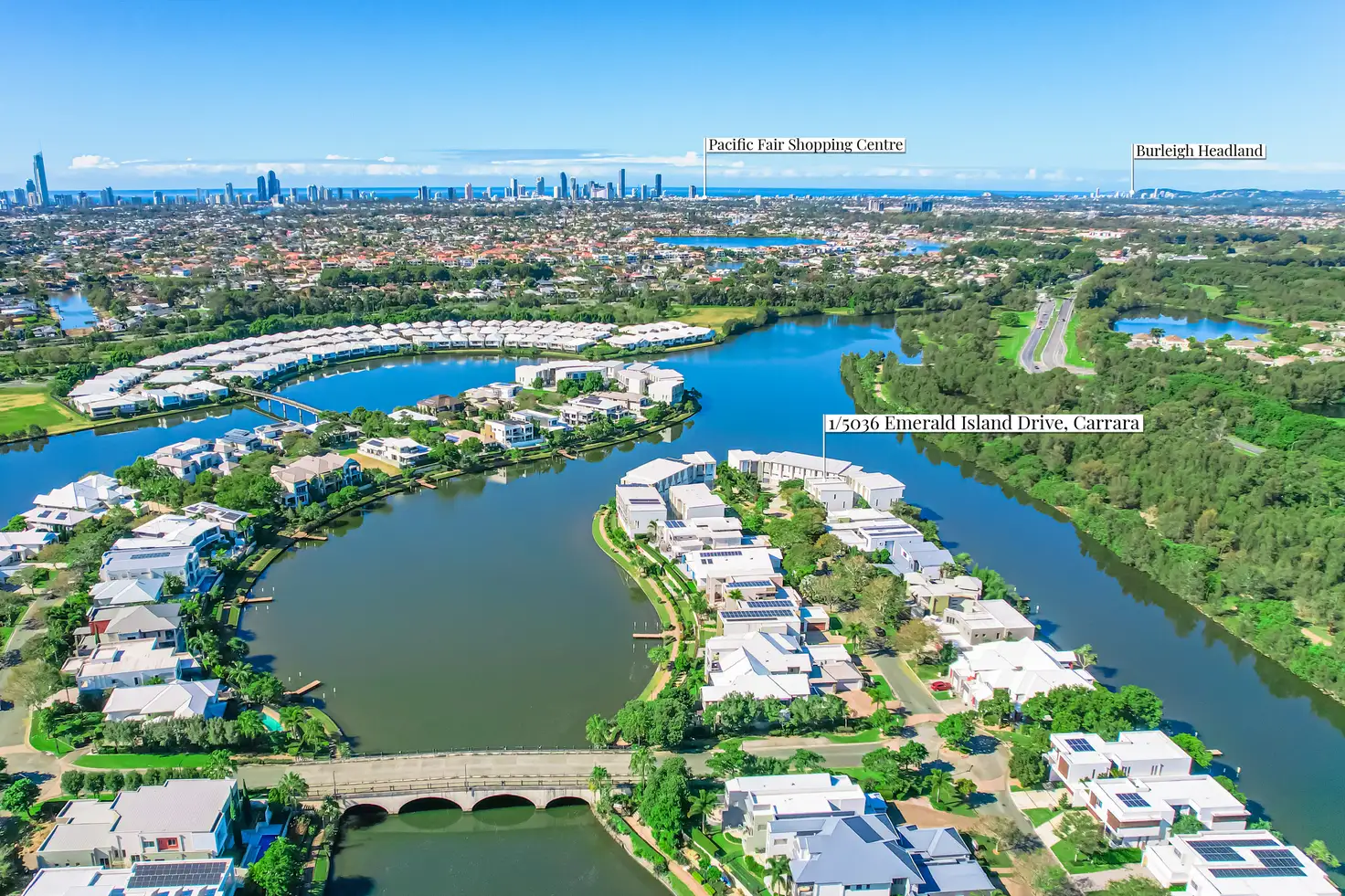 Main view of Homely townhouse listing, 1/5036 Emerald Island Drive, Carrara QLD 4211