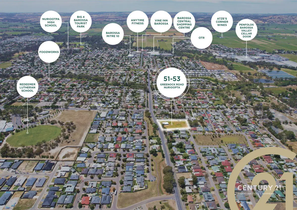Main view of Homely land listing, LOT 1&2, 51-53 Greenock Road, Nuriootpa SA 5355