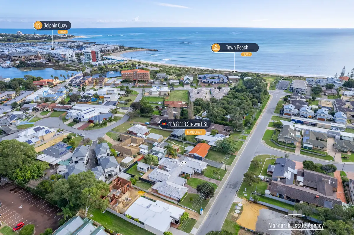 Main view of Homely semi-detached listing, 11A Stewart Street, Mandurah WA 6210