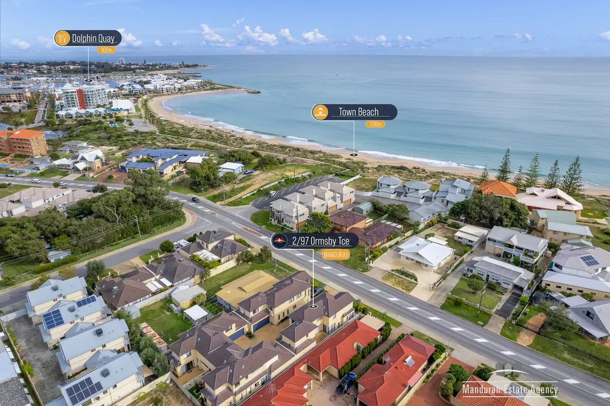 Main view of Homely townhouse listing, 2/97 Ormsby Tce, Mandurah WA 6210