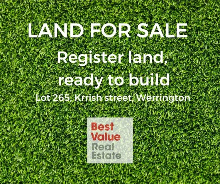Lot 265 Krrish Street, Werrington NSW 2747