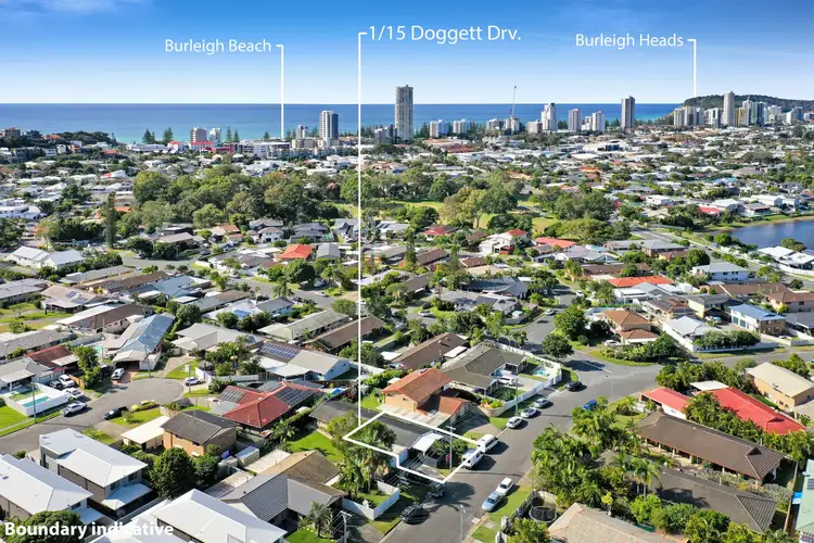 Second view of Homely semi-detached listing, 1/15 Doggett Drive, Miami QLD 4220