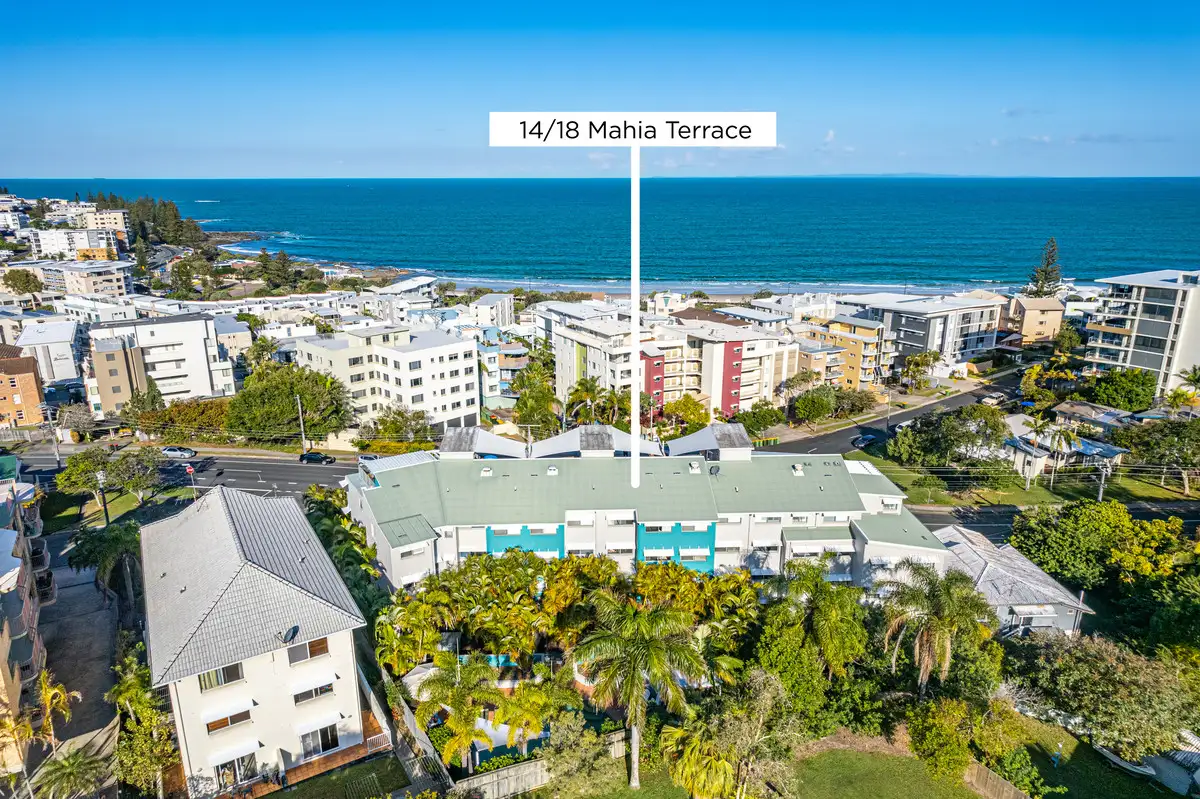 Main view of Homely unit listing, 14/18 Mahia Terrace, Kings Beach QLD 4551