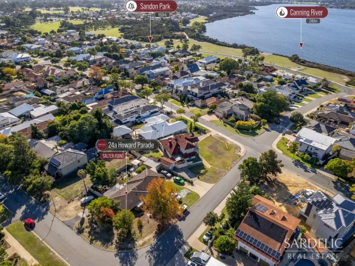 Main view of Homely semi-detached listing, 24A Howard Parade, Salter Point WA 6152