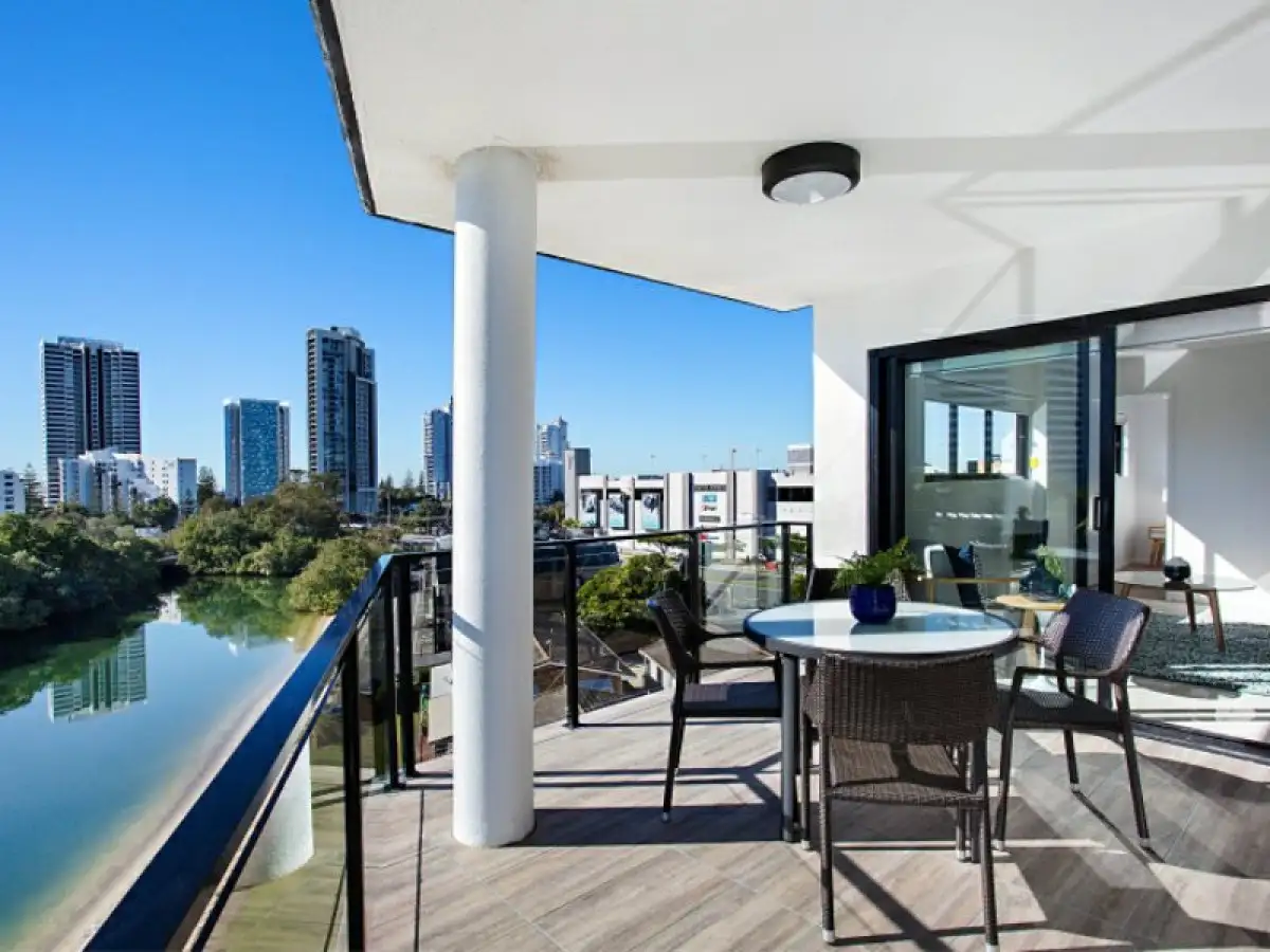 Main view of Homely apartment listing, 402/9 Hooker Boulevard, Broadbeach QLD 4218