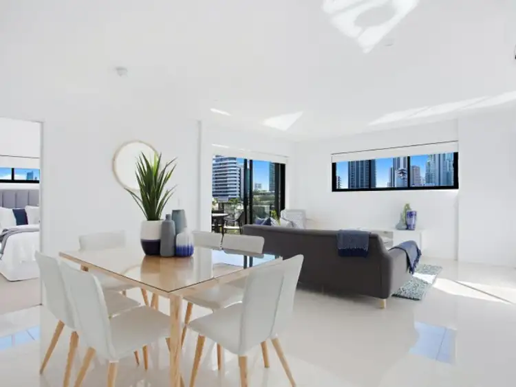 Second view of Homely apartment listing, 402/9 Hooker Boulevard, Broadbeach QLD 4218
