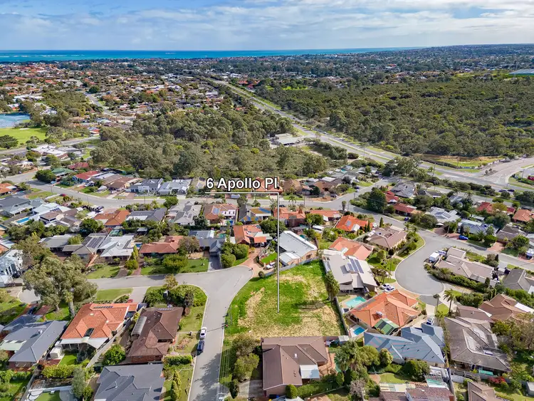 Fourth view of Homely land listing, 6 Apollo Place, Duncraig WA 6023