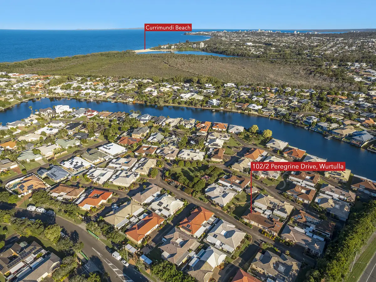 Main view of Homely villa listing, 102/2 Peregrine Drive, Wurtulla QLD 4575