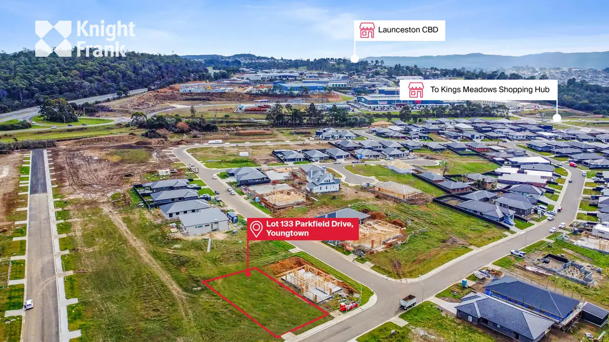 Main view of Homely land listing, LOT 133 Parkfield Drive, Youngtown TAS 7249