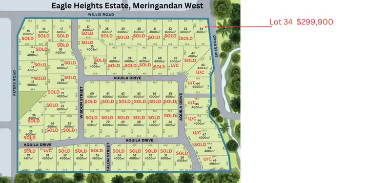 Main view of Homely land listing, LOT 34 Willis Road (Eagle Heights), Meringandan West QLD 4352