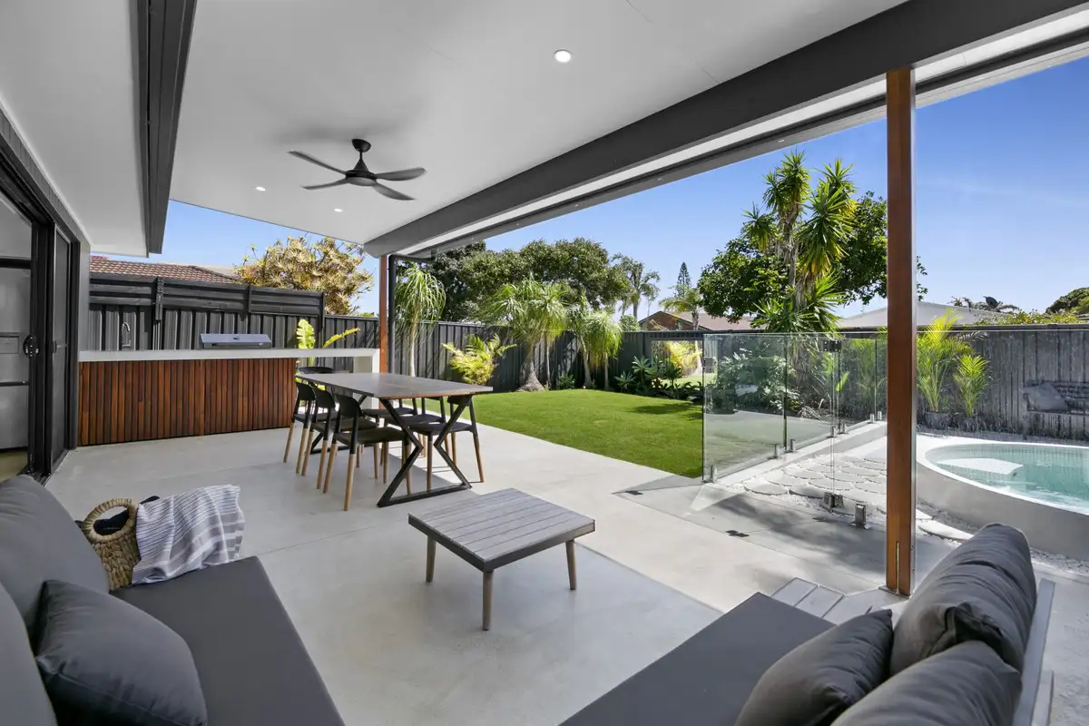 Main view of Homely semi-detached listing, 1/14 Macaw Avenue, Miami QLD 4220