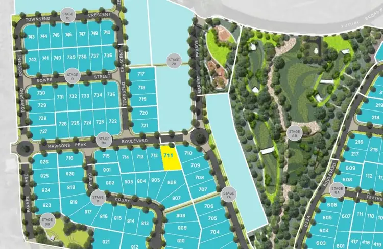 Sixth view of Homely land listing, LOT 711 Mawsons Peak Boulevard, Terranora NSW 2486