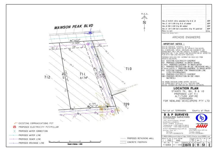 Seventh view of Homely land listing, LOT 711 Mawsons Peak Boulevard, Terranora NSW 2486