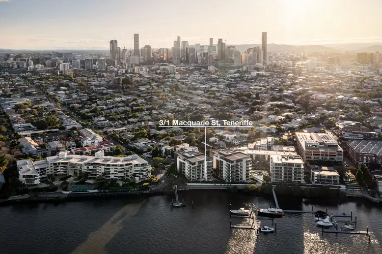 Second view of Homely apartment listing, 3/1 Macquarie Street, Teneriffe QLD 4005