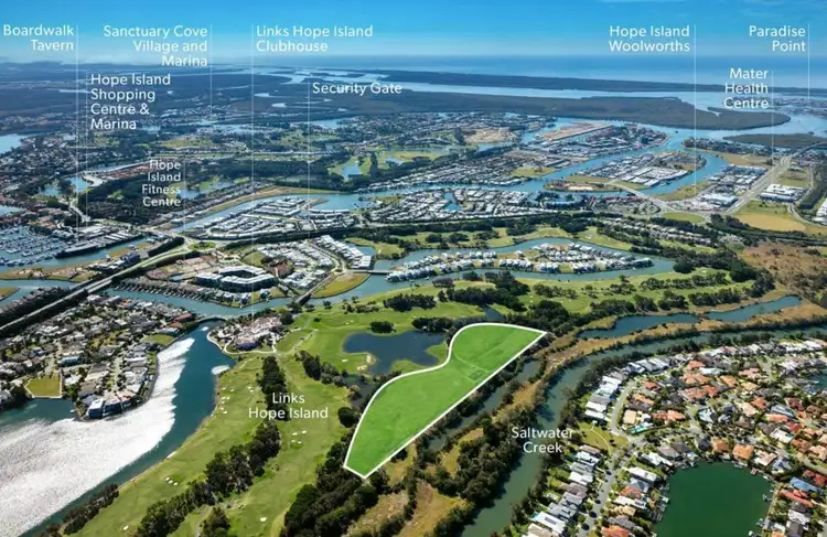 Fourth view of Homely land listing, 9237 Peter Senior Drive, Hope Island QLD 4212