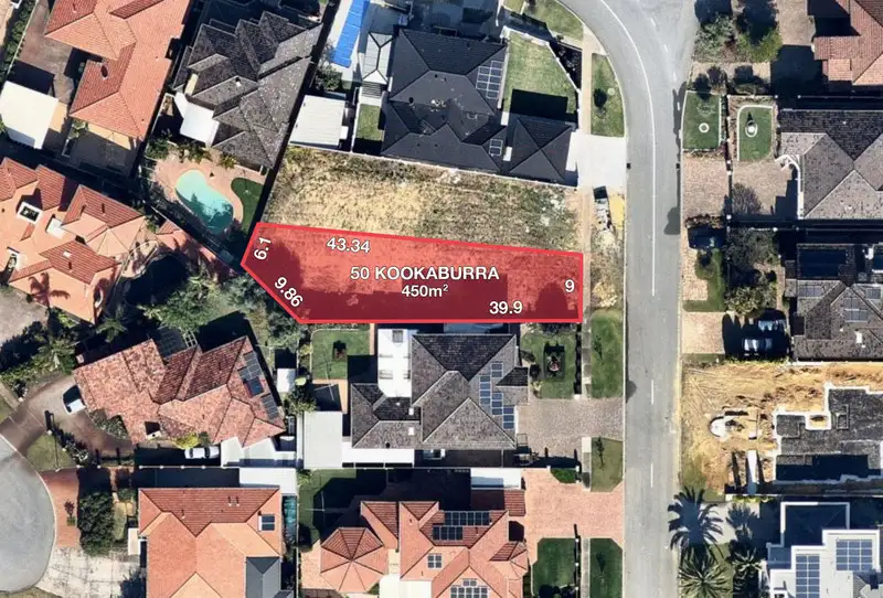 Main view of Homely land listing, 50 Kookaburra Street, Stirling WA 6021