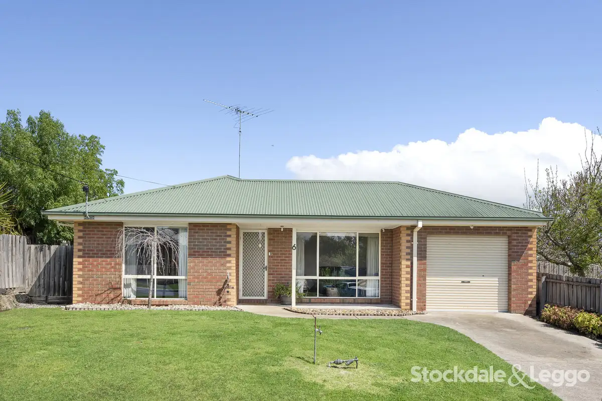 Main view of Homely house listing, 6 Talinga Court, Clifton Springs VIC 3222