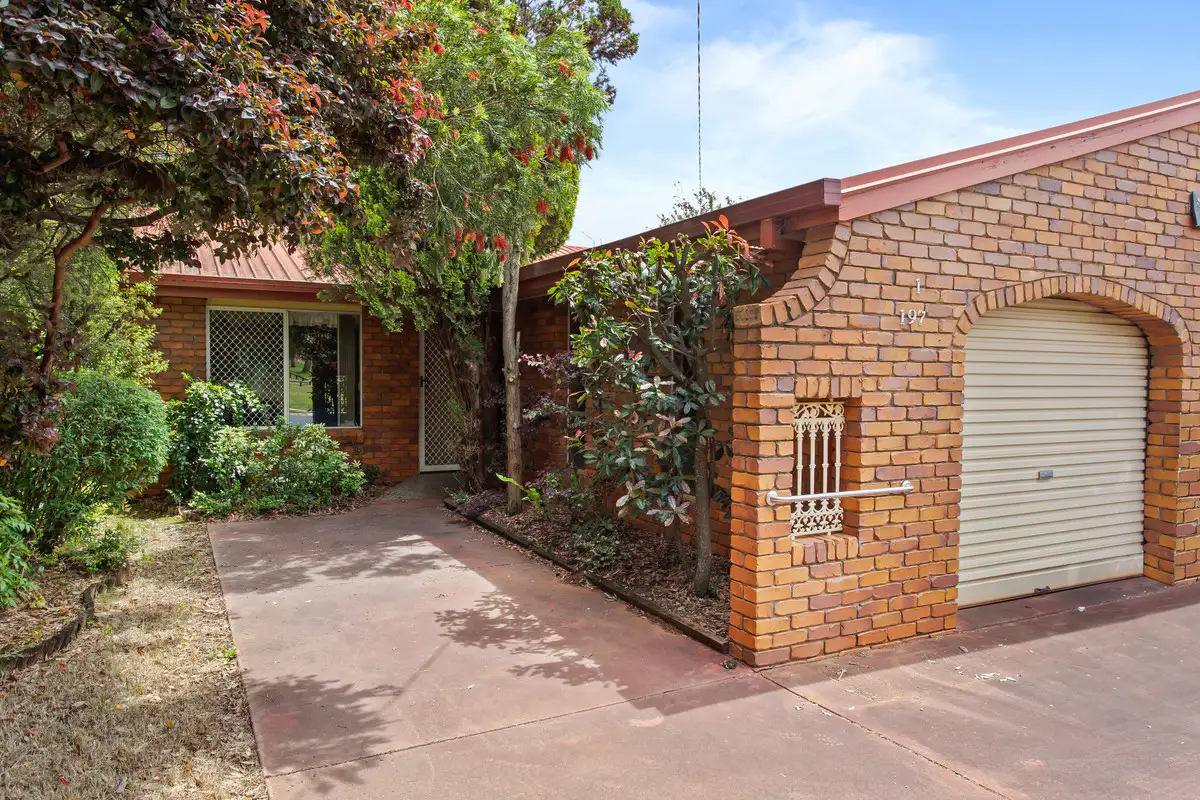 Main view of Homely unit listing, 1/197 Tor Street, Wilsonton Heights QLD 4350