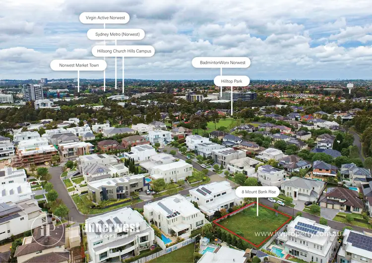 Third view of Homely land listing, LOT 2502, 8 Mount Bank Rise, Bella Vista NSW 2153