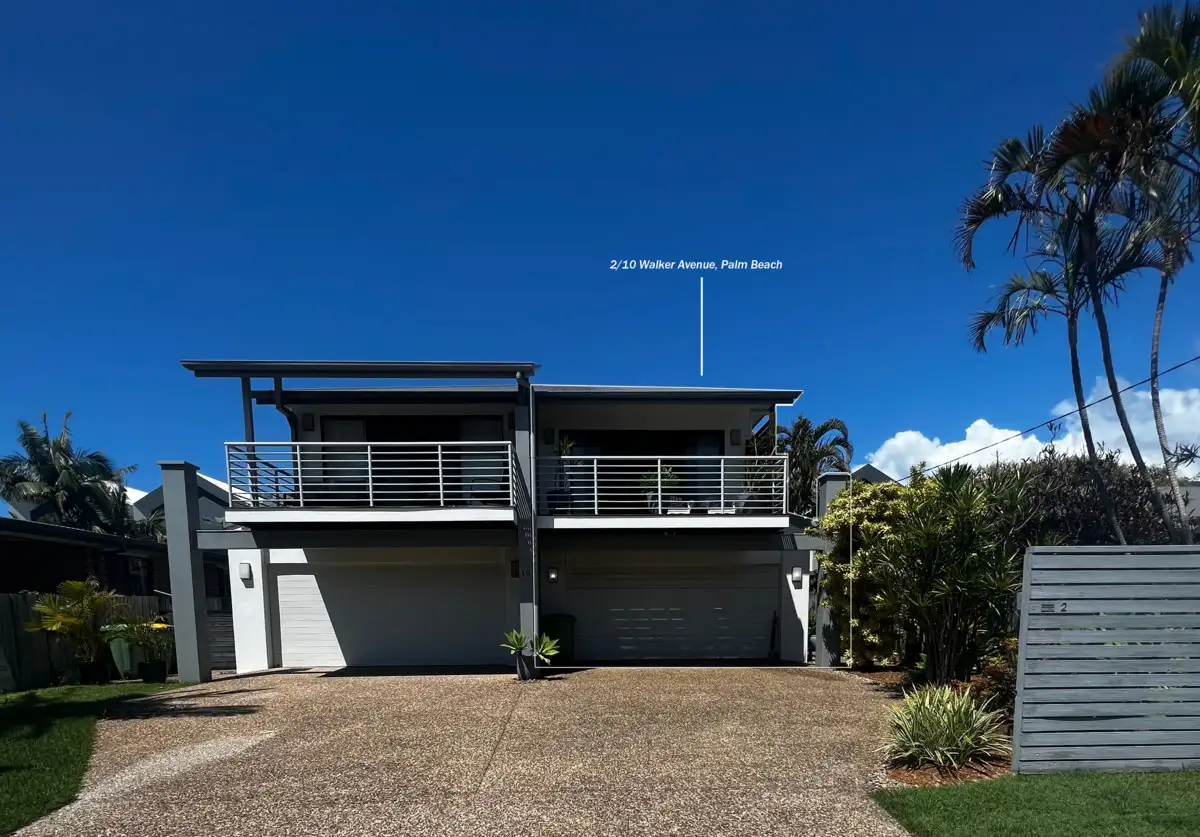 Main view of Homely semi-detached listing, 2/10 Walker Avenue, Palm Beach QLD 4221