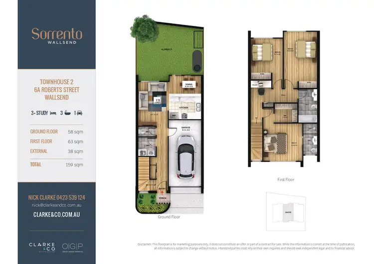 Second view of Homely townhouse listing, 2/6a Robert Street, Wallsend NSW 2287