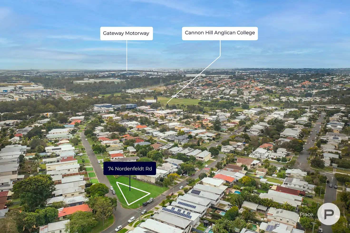 Main view of Homely land listing, 74 Nordenfeldt Road, Cannon Hill QLD 4170