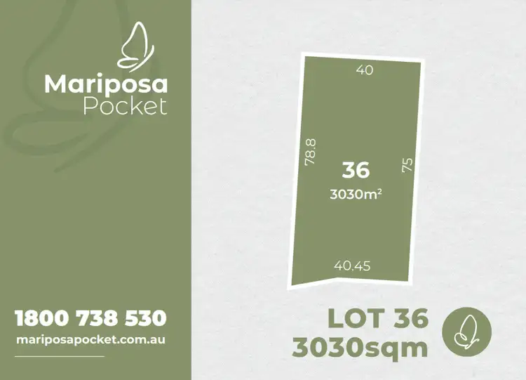 Main view of Homely land listing, LOT 36 Mariposa Pocket, Withcott QLD 4352