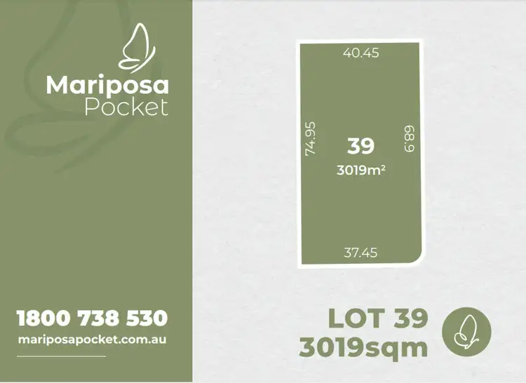 LOT 39 Mariposa Pocket, Withcott QLD 4352