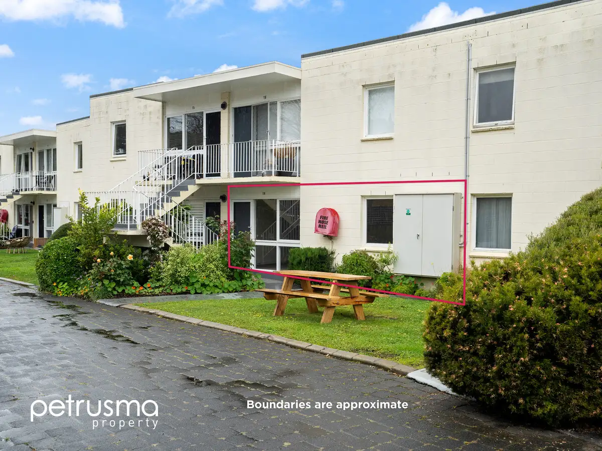 Main view of Homely apartment listing, 14/5 Beach Road, Sandy Bay TAS 7005