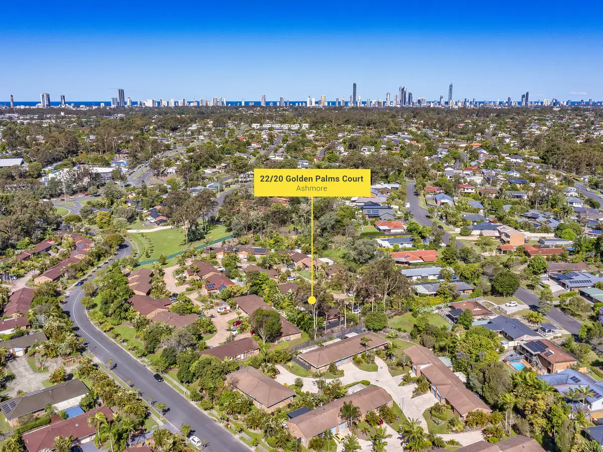 Main view of Homely villa listing, 22/20-26 Golden Palms Court, Ashmore QLD 4214