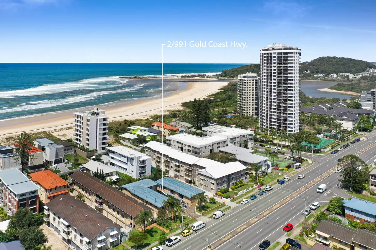Main view of Homely unit listing, 2/991 Gold Coast Highway, Palm Beach QLD 4221