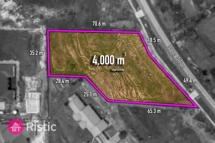Main view of Homely land listing, 87 Ridge Road, Whittlesea VIC 3757