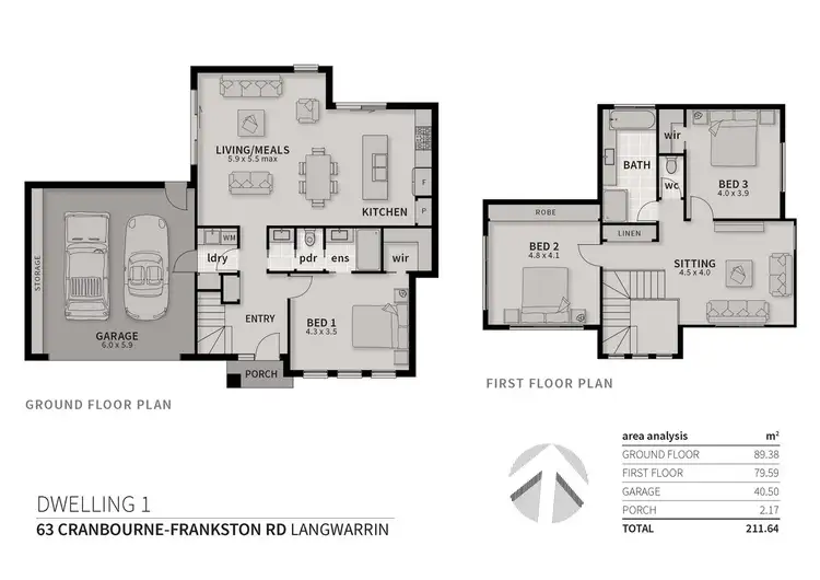 Fourth view of Homely townhouse listing, 1/63 Cranbourne Frankston Road, Langwarrin VIC 3910