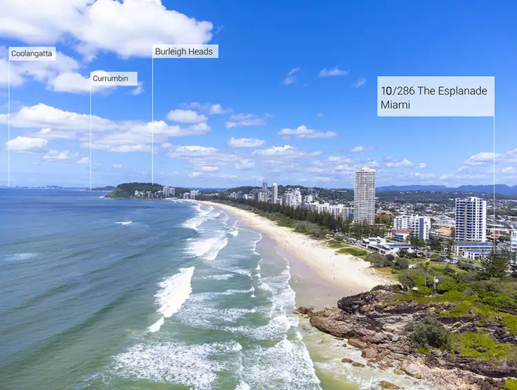 Main view of Homely unit listing, 10/286 The Esplanade, Miami QLD 4220