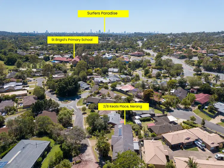 Second view of Homely semi-detached listing, 2/8 Keats Place, Nerang QLD 4211